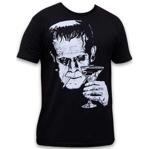 NWT Men's Monster Martini Tee Frankenstein T-shirt S-M-L-XL-2XL